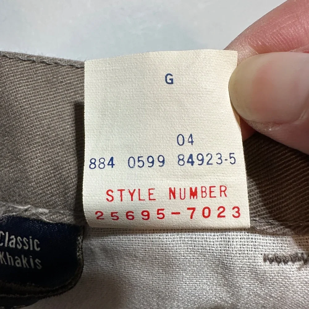 Vintage Dockers Classic Khakis Pants Mens 12x29S Brown Pleated Cotton Chino USA